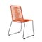 Armen Living Koala and Shasta 5 Piece Outdoor Patio Dining Set in Light Eucalyptus Wood and Tangerine Rope 840254336414 - alternate 7